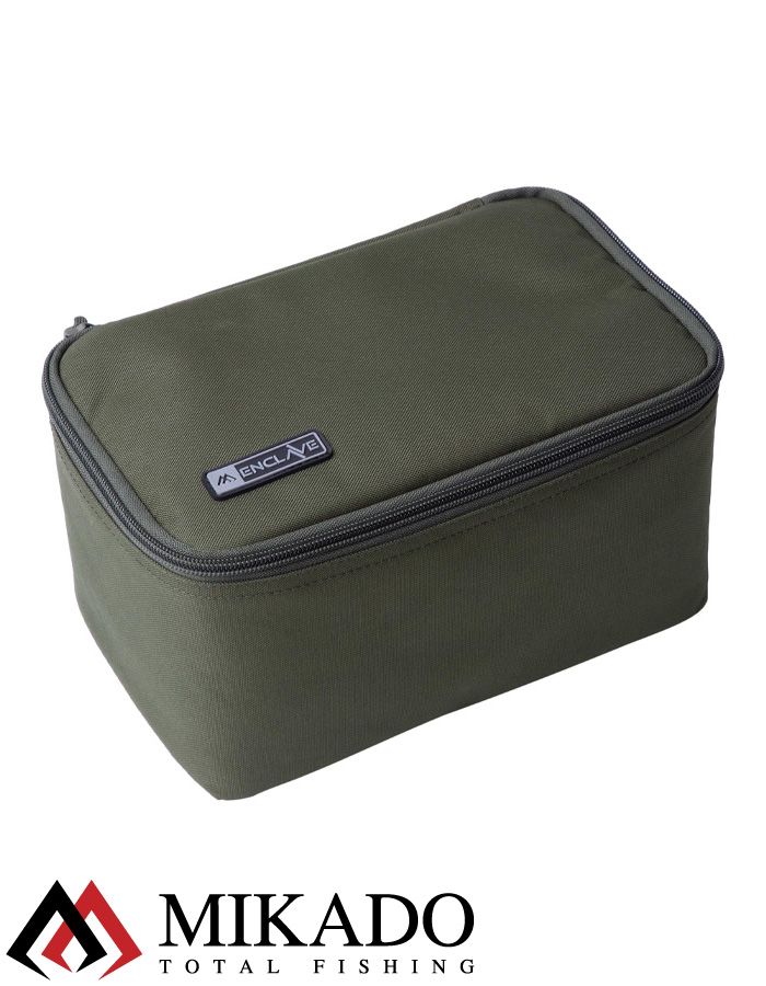 Сумка для карповых аксессуаров Mikado ENCLAVE UWF-022 (25 x 16 x 12 см.) темно-зеленая