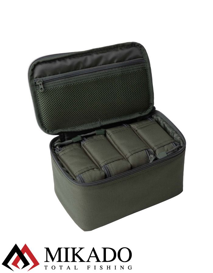 Сумка для карповых аксессуаров Mikado ENCLAVE UWF-022 (25 x 16 x 12 см.) темно-зеленая