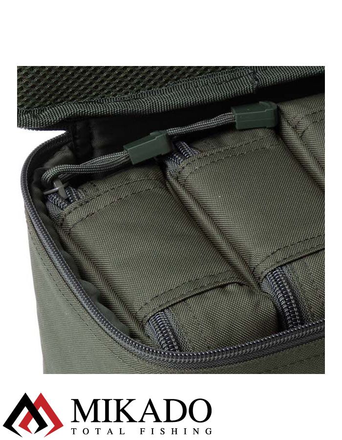 Сумка для карповых аксессуаров Mikado ENCLAVE UWF-022 (25 x 16 x 12 см.) темно-зеленая