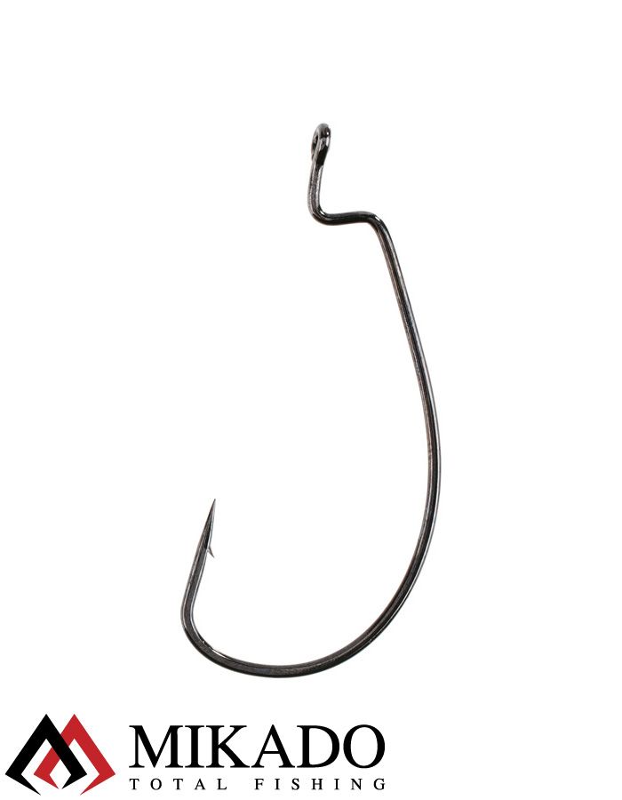 Офсетный крючок Mikado WORM 2 № 3/0   ( 5 шт.)