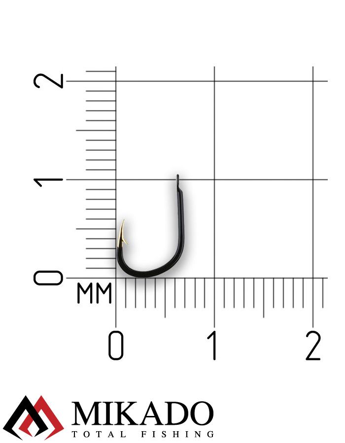Крючки Mikado GOLDEN POINT - ISEAMA № 10 GB (с лопаткой) ( 10 шт.)