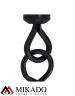 Вертлюжок роликовый Mikado с застежкой German A № 1/0 черный, матовый ( 5 шт.)