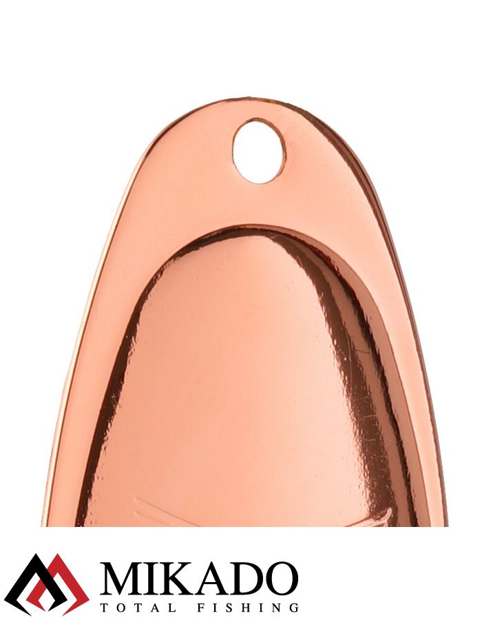 Блесна вращающаяся Mikado BLASTER №1, 3 г., медь 00, длина лепестка 21 мм.