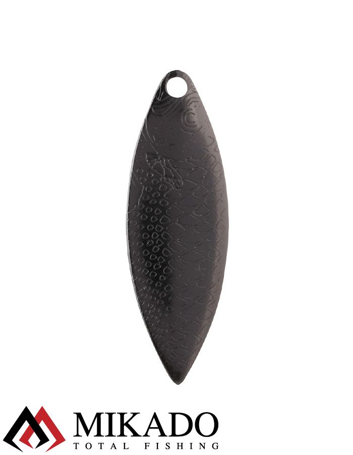 Блесна вращающаяся Mikado WILLOW №6, 22 г., чернёная, длина лепестка 75 мм.