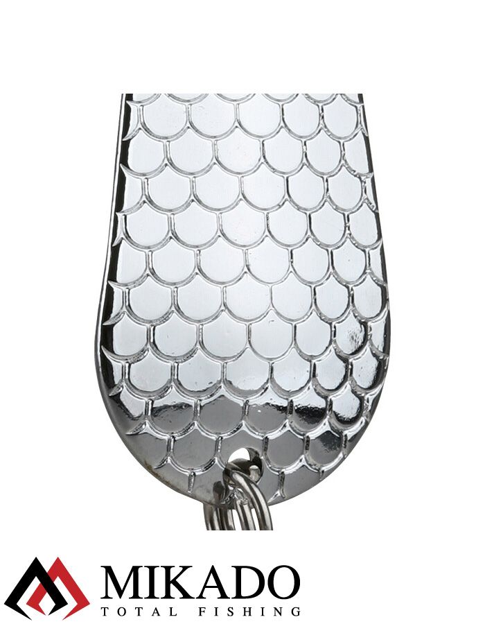 Блесна колеблющаяся Mikado GNOM №1, 12 г., 5 см., серебро