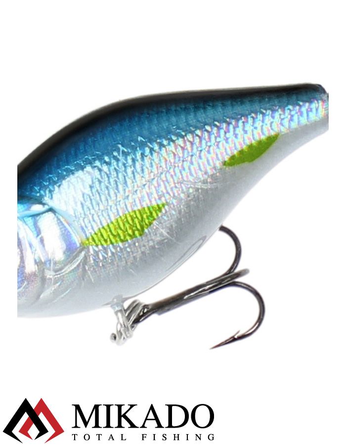 Воблер Mikado BOLD HEAD BLUE BLEAK - плавающий, 1 м., 4 см., 2,5 г.