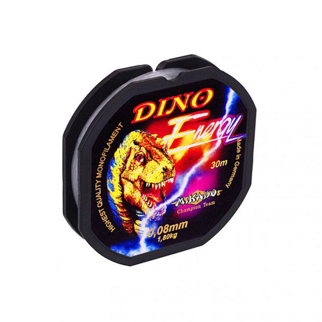 Леска Mikado DINO ENERGY 0,14 (30 м) - 3,10 кг.