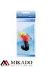 Морская оснастка Mikado на треску PILK TWIST JIGHEAD RIG 5.5см, 6г. (2шт.) крючки №1/0 красно-чёрный