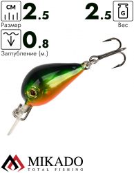 Воблер Mikado DUENDE 2.5 см. / PH - плавающий