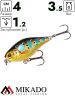 Воблер Mikado BOLD HEAD BROWN TROUT - плавающий, 1 м., 4 см., 2,5 г.