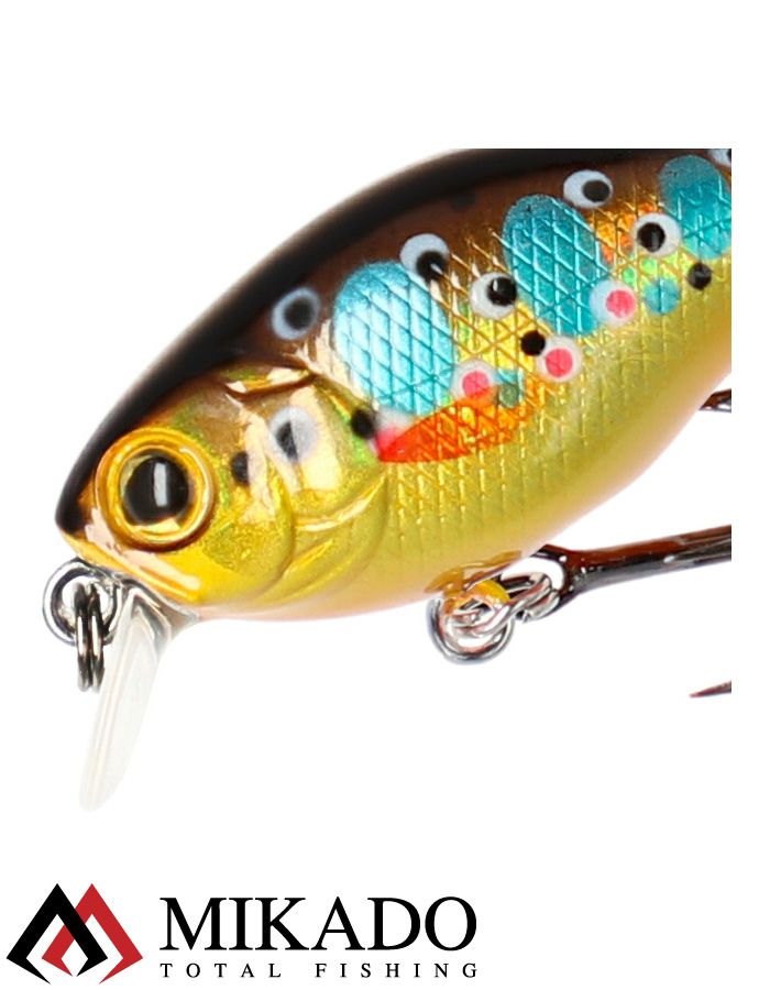Воблер Mikado BOLD HEAD BROWN TROUT - плавающий, 1 м., 4 см., 2,5 г.