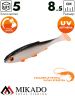 Виброхвост Mikado REAL FISH 8.5 см., 4.7 г., ORANGE ROACH (5 шт.)