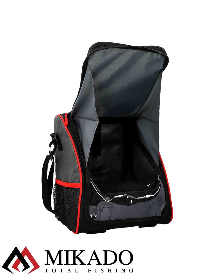 Сумка для эхолота Mikado UWI-002 (26 x 23 x 32 см.) черно-красная
