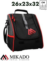 Сумка для эхолота Mikado UWI-002 (26 x 23 x 32 см.) черно-красная