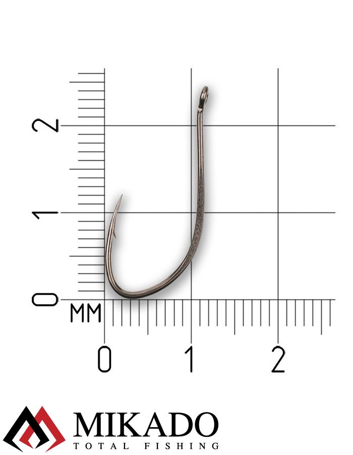 Крючки Mikado SENSUAL - AJI DOUSKI W/RING №  4 BN (с ушком) ( 10 шт.)