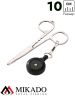 Зажим рыболовный Mikado прямой с ретривером AI-0438