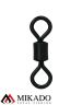 Вертлюжок роликовый Mikado № 2/0 черный, матовый AMA-C2001-2/0 ( 5 шт.)