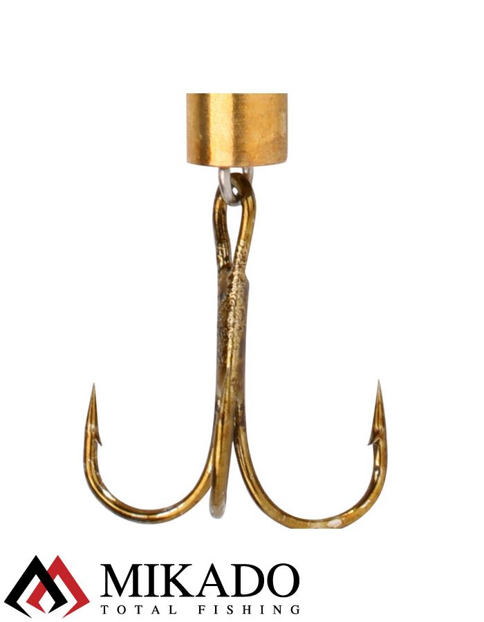 Блесна вращающаяся Mikado ZIGZAG №1, 8.5 г., медь, длина лепестка 40 мм.