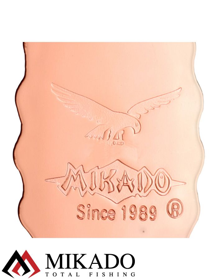 Блесна вращающаяся Mikado ZIGZAG №1, 8.5 г., медь, длина лепестка 40 мм.