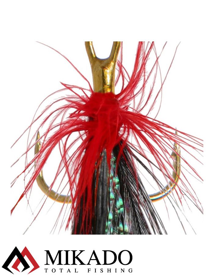 Блесна вращающаяся с кисточкой Mikado BLASTER № 1, 3 г., серебро/29