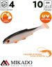 Виброхвост Mikado REAL FISH 10 см., 7.8 г., ORANGE ROACH (4 шт.)