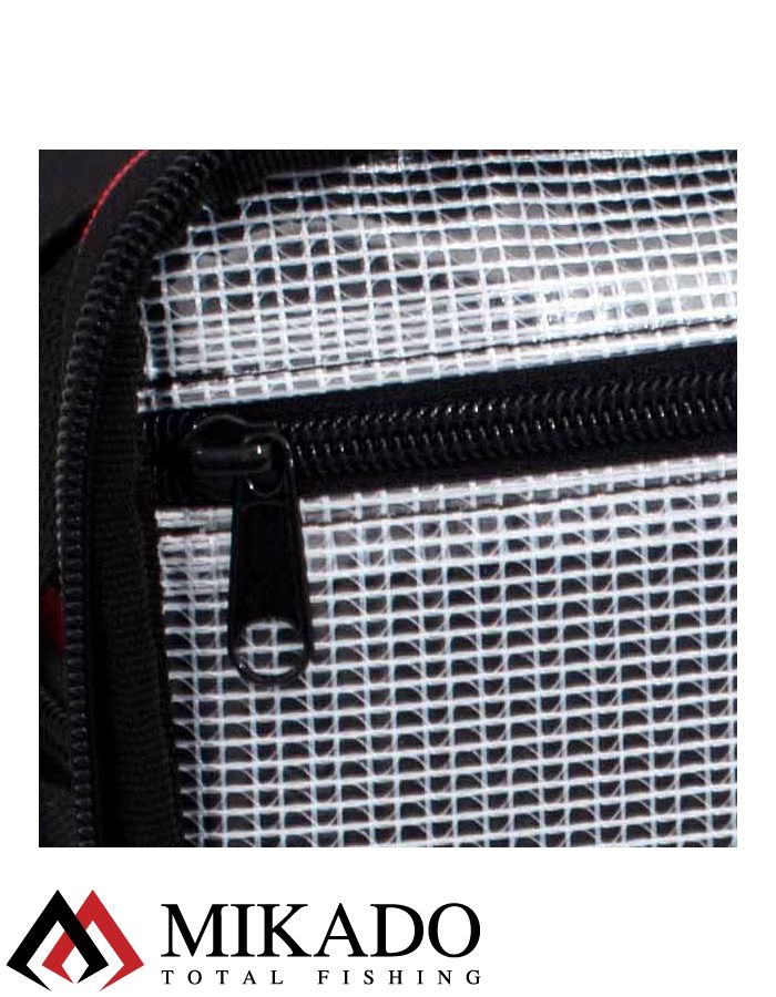 Сумка рыболовная Mikado UWI-012 (37 x 26 x 26 см.) черно-серая