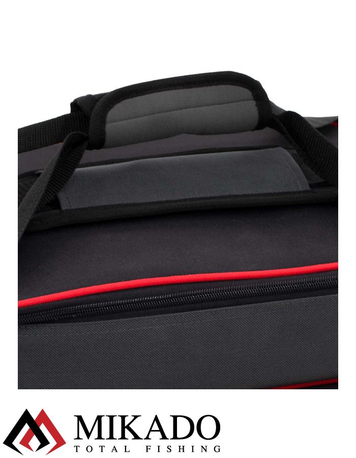Сумка рыболовная Mikado UWI-012 (37 x 26 x 26 см.) черно-серая
