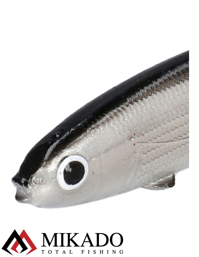 Виброхвост Mikado REAL FISH 13 см., 13.5 г., BLEAK (4 шт.)