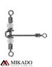 Вертлюжок Т-отразный роликовый Mikado BN 6*7.  тест 22 кг. (5 шт.)