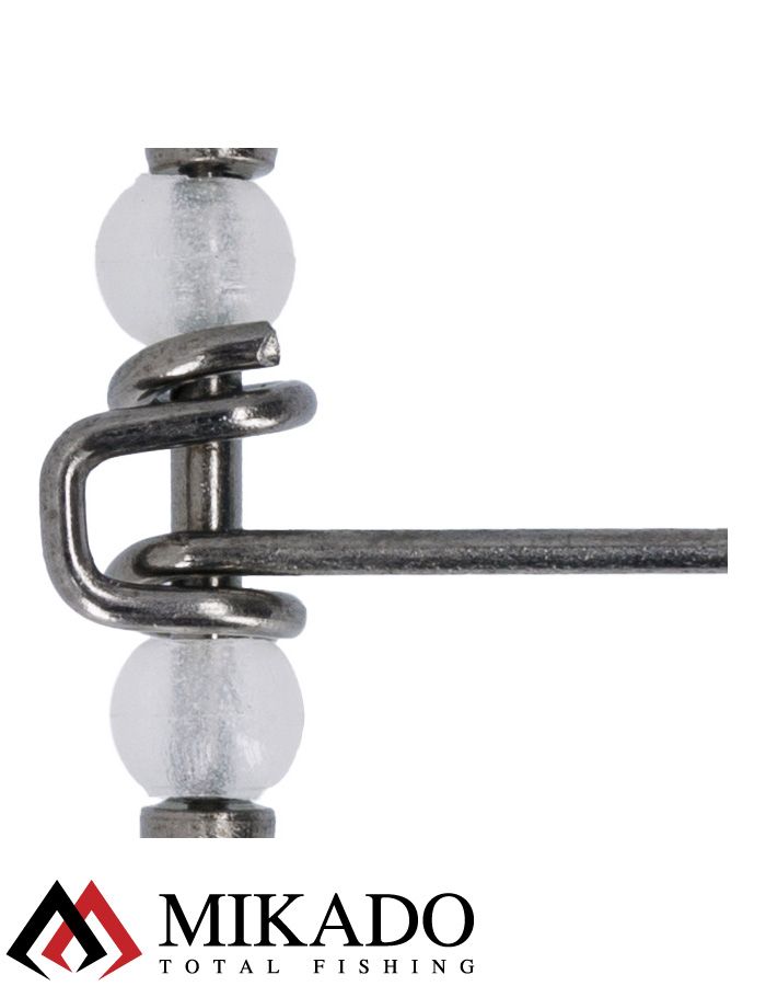 Вертлюжок Т-отразный роликовый Mikado BN 6*7.  тест 22 кг. (5 шт.)