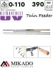 Удилище фидерное Mikado ULTRAVIOLET TWIN Feeder 330/390 (до 110 г.)