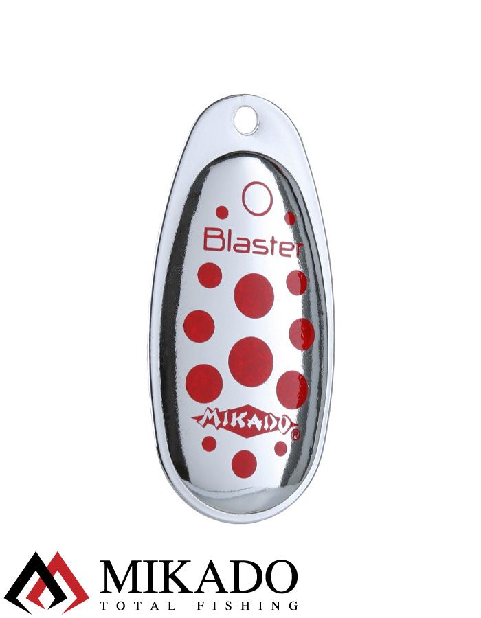 Блесна вращающаяся Mikado BLASTER №1, 3 г., серебро 10, длина лепестка 21 мм.