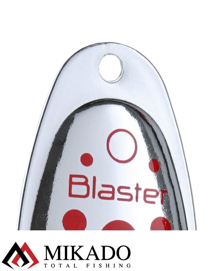 Блесна вращающаяся Mikado BLASTER №1, 3 г., серебро 10, длина лепестка 21 мм.