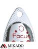 Блесна вращающаяся Mikado FOCUS №4, 8.5 г., серебро 10, длина лепестка 41 мм.