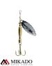 Блесна вращающаяся Mikado ZIGZAG №1, 8.5 г., серебро, длина лепестка 40 мм.