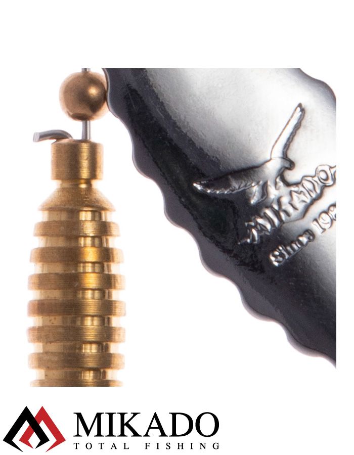 Блесна вращающаяся Mikado ZIGZAG №1, 8.5 г., серебро, длина лепестка 40 мм.