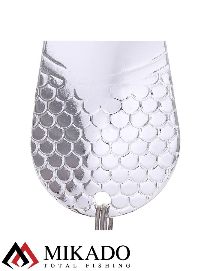 Блесна колеблющаяся Mikado GNOM №1, 12 г., 5 см., состаренное серебро