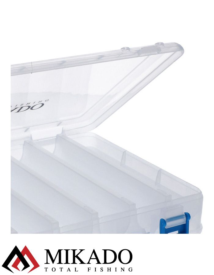Коробка рыболовная для воблеров Mikado двухсторонняя UACH-H488 (27,6 см. x17,6 см. x 4,9 см.)