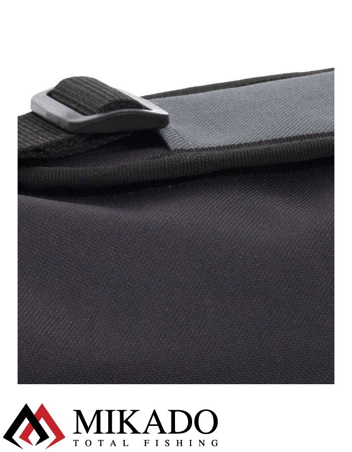 Сумка рыболовная Mikado UWI-014 (49 x 16 x 26 см.) черно-серая