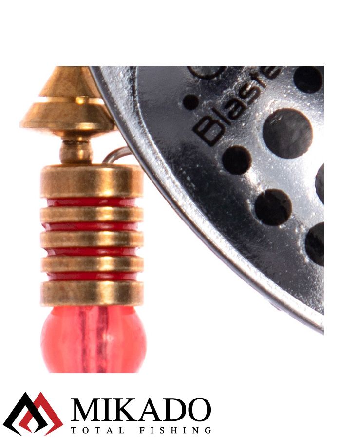 Блесна вращающаяся Mikado BLASTER №1, 3 г., серебро 11, длина лепестка 21 мм.