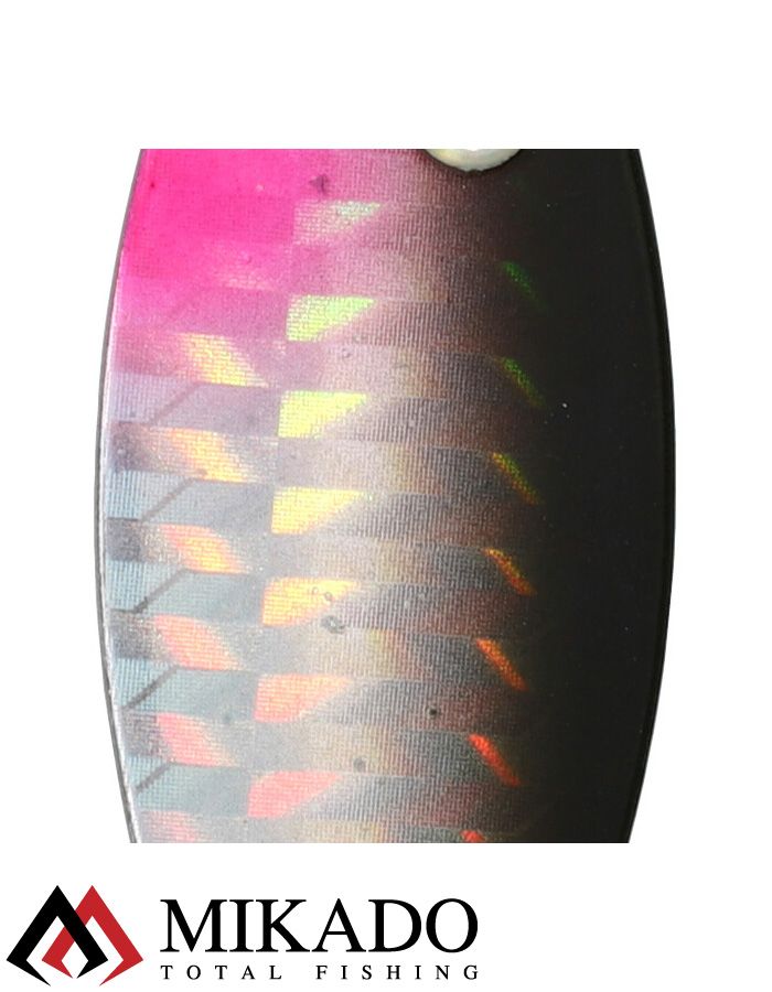 Блесна вращающаяся Mikado STREAM №3, 10 г., серебро 61 HOLO, длина лепестка 52 мм.