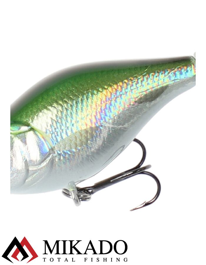 Воблер Mikado BOLD HEAD OLIVE BLEAK - плавающий, 1 м., 4 см., 2,5 г.