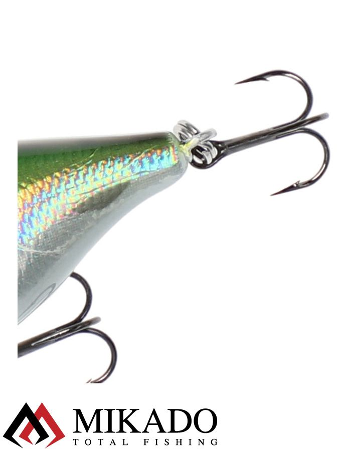 Воблер Mikado BOLD HEAD OLIVE BLEAK - плавающий, 1 м., 4 см., 2,5 г.