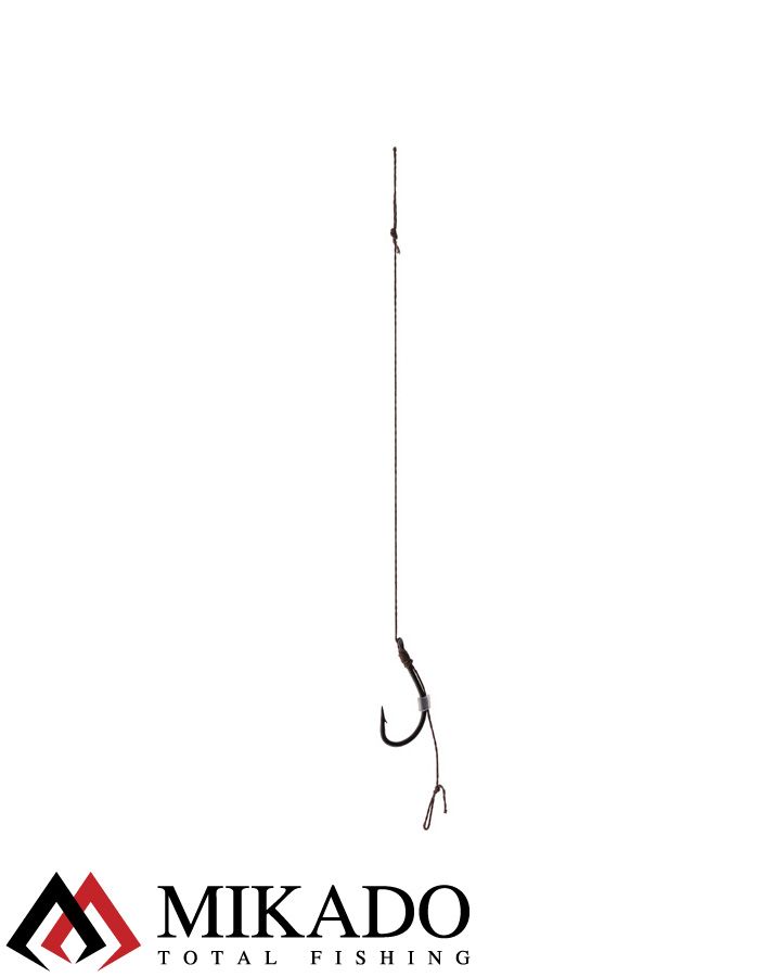 Крючки с поводками Mikado METHOD FEEDER 10 см.крючок № 14 / 0.10 мм.( 8 шт.)