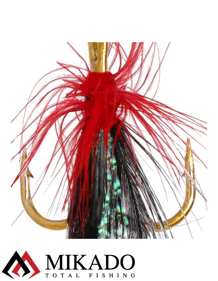 Блесна вращающаяся с кисточкой Mikado BLASTER № 2, 4 г., медь