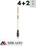 Поплавок для матчевой ловли Mikado WAGGLER SMW-001 4.0+2 г.
