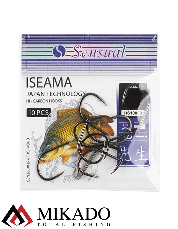 Крючки Mikado SENSUAL - ISEAMA № 6 BN (с лопаткой) ( 10 шт.)