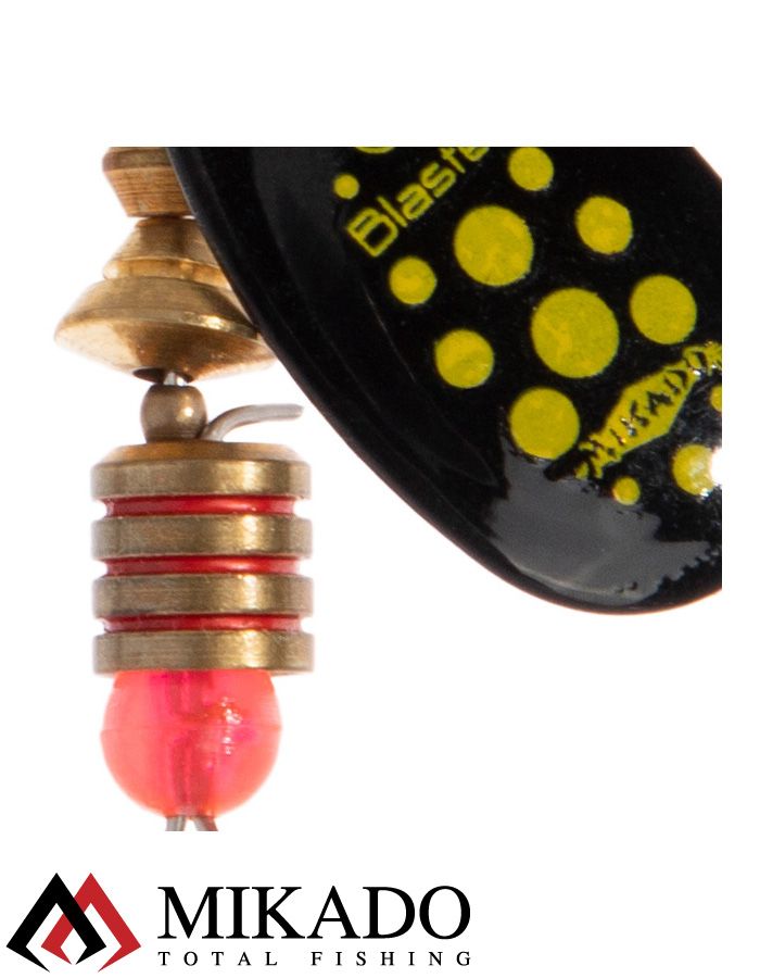 Блесна вращающаяся Mikado BLASTER №1, 3 г., серебро 21, длина лепестка 21 мм.