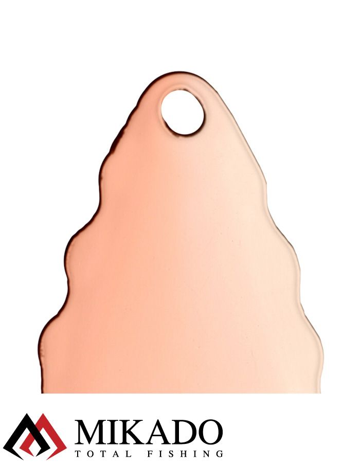 Блесна вращающаяся Mikado ZIGZAG №2, 12 г., медь, длина лепестка 50 мм.