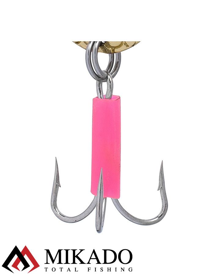 Блесна колеблющаяся Mikado GNOM №2, 20 г., 6.1 см., золото